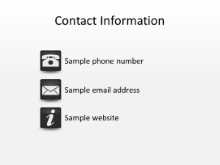 Download contact information icons PowerPoint Slide and other software plugins for Microsoft PowerPoint