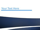 Highlight Underline Blue PPT PowerPoint presentation slide layout