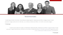 Testimonials Group PPT PowerPoint presentation slide layout