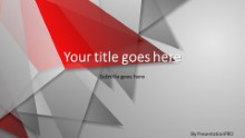 Abstract Triangles Red Widescreen PPT PowerPoint Template Background
