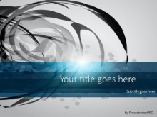 Curves And Light PPT PowerPoint Template Background