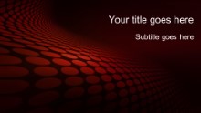 Dotted Waves 01 Red Widescreen PPT PowerPoint Template Background