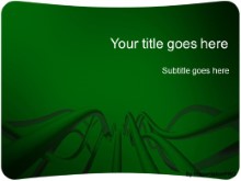 Download cable waves green PowerPoint Template and other software plugins for Microsoft PowerPoint