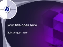 Download cubie purple PowerPoint Template and other software plugins for Microsoft PowerPoint