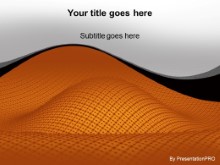 Download curved landscape orange PowerPoint Template and other software plugins for Microsoft PowerPoint