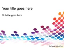 Download flowing circles rainbow PowerPoint Template and other software plugins for Microsoft PowerPoint