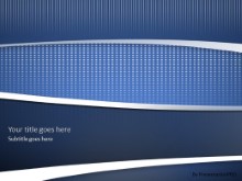 Swoosh Blue PPT PowerPoint Template Background