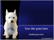 Download white dog PowerPoint Template and other software plugins for Microsoft PowerPoint