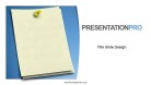 PowerPoint Templates - Business Plan Pin Up 01 Widescreen