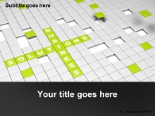 PowerPoint Templates - Business Solutions Scrabble