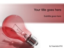 PowerPoint Templates - Idea Brainstorm Red