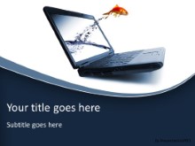 PowerPoint Templates - Jumping Goldfish