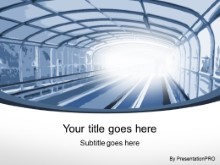 PowerPoint Templates - Light In Tunnel