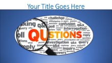 PowerPoint Templates - Questions Inspections Widescreen