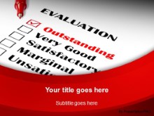 PowerPoint Templates - Outstanding Evaluation