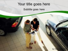 Download car sales green PowerPoint Template and other software plugins for Microsoft PowerPoint
