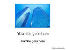 Download blue buildings2 PowerPoint Template and other software plugins for Microsoft PowerPoint