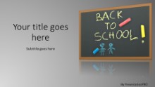PowerPoint Templates - Back To School Black Board Widescreen