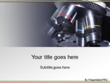 PowerPoint Templates - Microscope Magnification