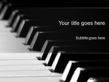 PowerPoint Templates - Piano Music