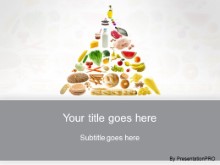 Download food pyramid gray PowerPoint Template and other software plugins for Microsoft PowerPoint