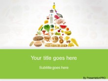 Download food pyramid green PowerPoint Template and other software plugins for Microsoft PowerPoint