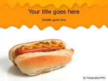 Download single hotdog PowerPoint Template and other software plugins for Microsoft PowerPoint