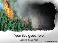 Forest Fire Business PowerPoint template - PresentationPro