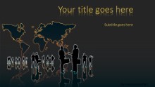 Global Groups Widescreen PPT PowerPoint Template Background