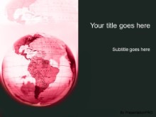 Download globular red PowerPoint Template and other software plugins for Microsoft PowerPoint