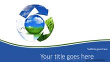 Recycle Resources Widescreen PPT PowerPoint Template Background