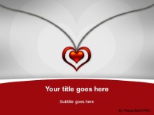 Download heart pendant PowerPoint Template and other software plugins for Microsoft PowerPoint