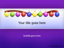 Download holiday ornaments purple PowerPoint Template and other software plugins for Microsoft PowerPoint