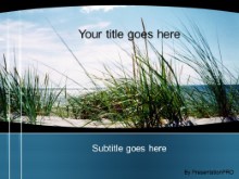 Download summer day by the seaside PowerPoint Template and other software plugins for Microsoft PowerPoint