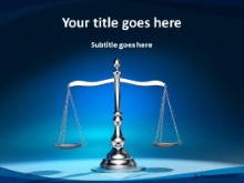 Scale In Balance PPT PowerPoint Template Background
