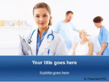 Download female physician PowerPoint Template and other software plugins for Microsoft PowerPoint