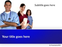 Medical Team Staff PPT PowerPoint Template Background
