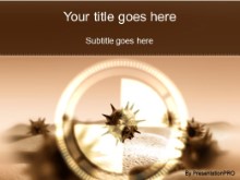 Download microbe zoom brown PowerPoint Template and other software plugins for Microsoft PowerPoint