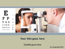 Download ophthalmologist exam PowerPoint Template and other software plugins for Microsoft PowerPoint