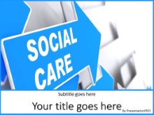 Social Care PPT PowerPoint Template Background