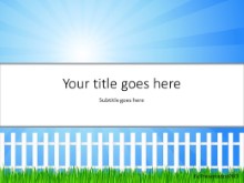 Countryside PPT PowerPoint Template Background
