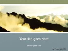 Download andean mountains PowerPoint Template and other software plugins for Microsoft PowerPoint