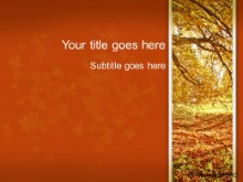 Download autumns PowerPoint Template and other software plugins for Microsoft PowerPoint