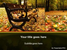Download bench in park PowerPoint Template and other software plugins for Microsoft PowerPoint