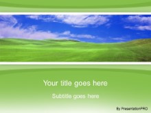 Download green field green PowerPoint Template and other software plugins for Microsoft PowerPoint