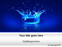 Download water drop 01 PowerPoint Template and other software plugins for Microsoft PowerPoint