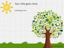 Recycle Concept PPT PowerPoint Template Background