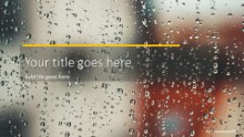 Window Rain Widescreen