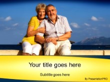 Download elderly couple vacationing PowerPoint Template and other software plugins for Microsoft PowerPoint