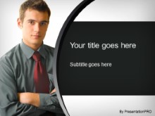 Download male intern PowerPoint Template and other software plugins for Microsoft PowerPoint